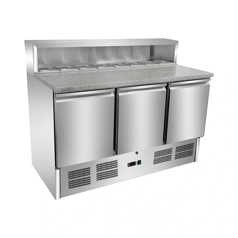 CNJT commercial refrigerator saladette counter